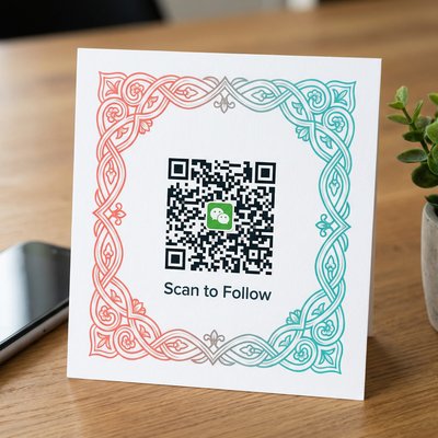 户外露出公众号二维码